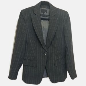 next - Pinstripe Wool Blend Blazer - size 8